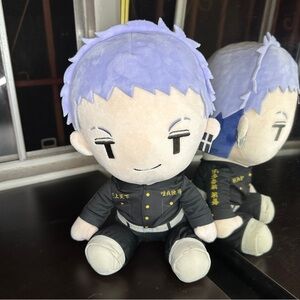 Takashi Mitsuya BIG Plush Toy Tokyo Revengers Stick eyes ver Taito Rare 13”